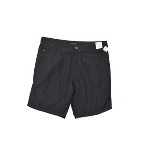 Outdoor Life Men's Nylon Bermuda Mountain Shorts Black Size 36 NWT Water Resista